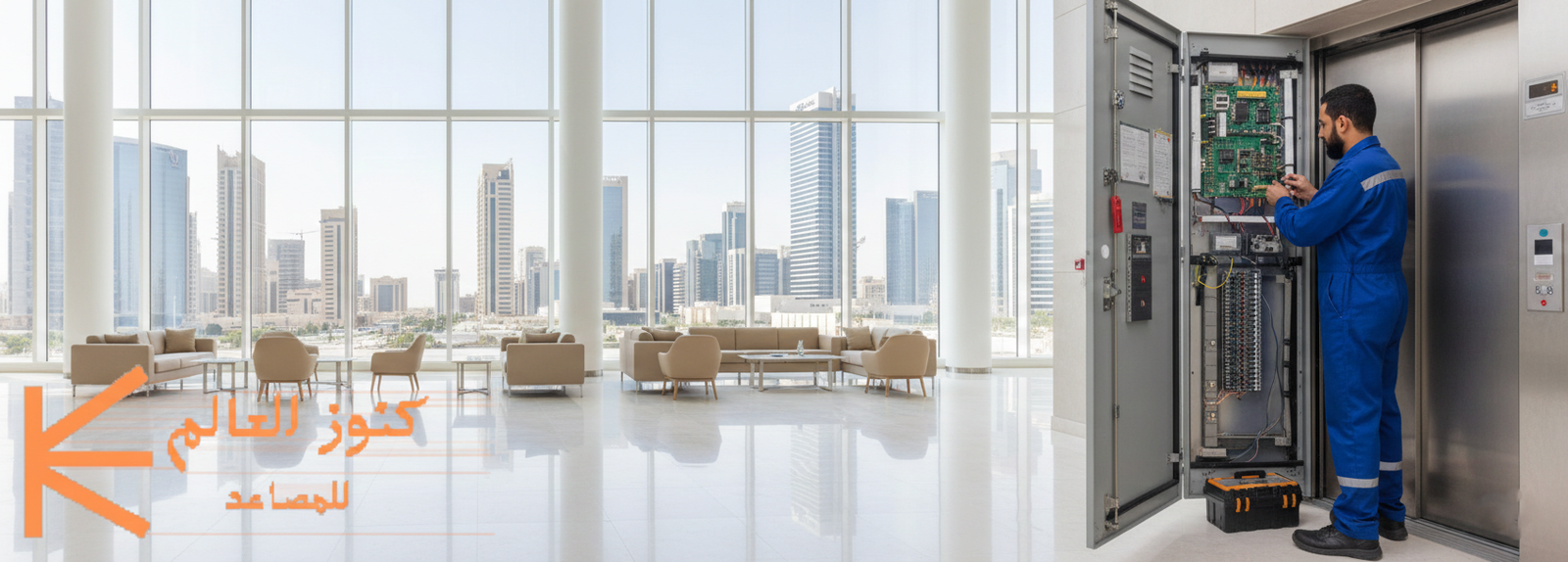 صيانة لوحات تحكم المصاعد بالرياض – دقة تقنية تضمن الأمان والكفاءة