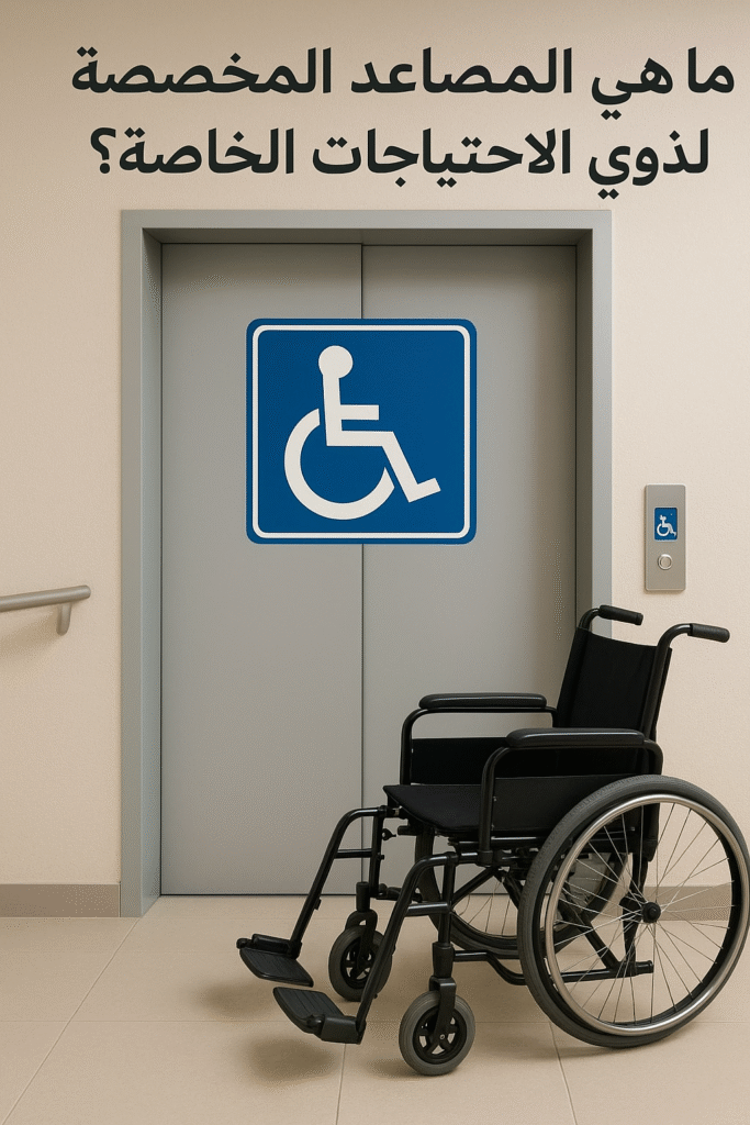ما هي المصاعد المخصصة لذوي الاحتياجات الخاصة؟