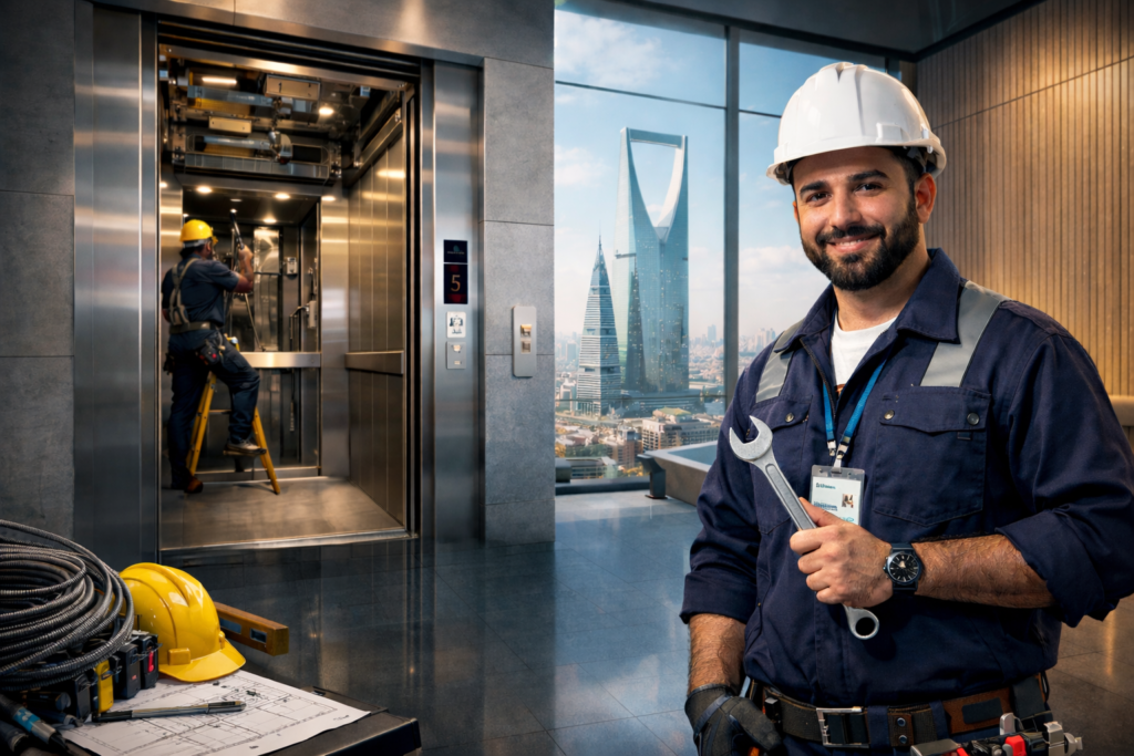 مورد مصاعد وصيانة بالرياض