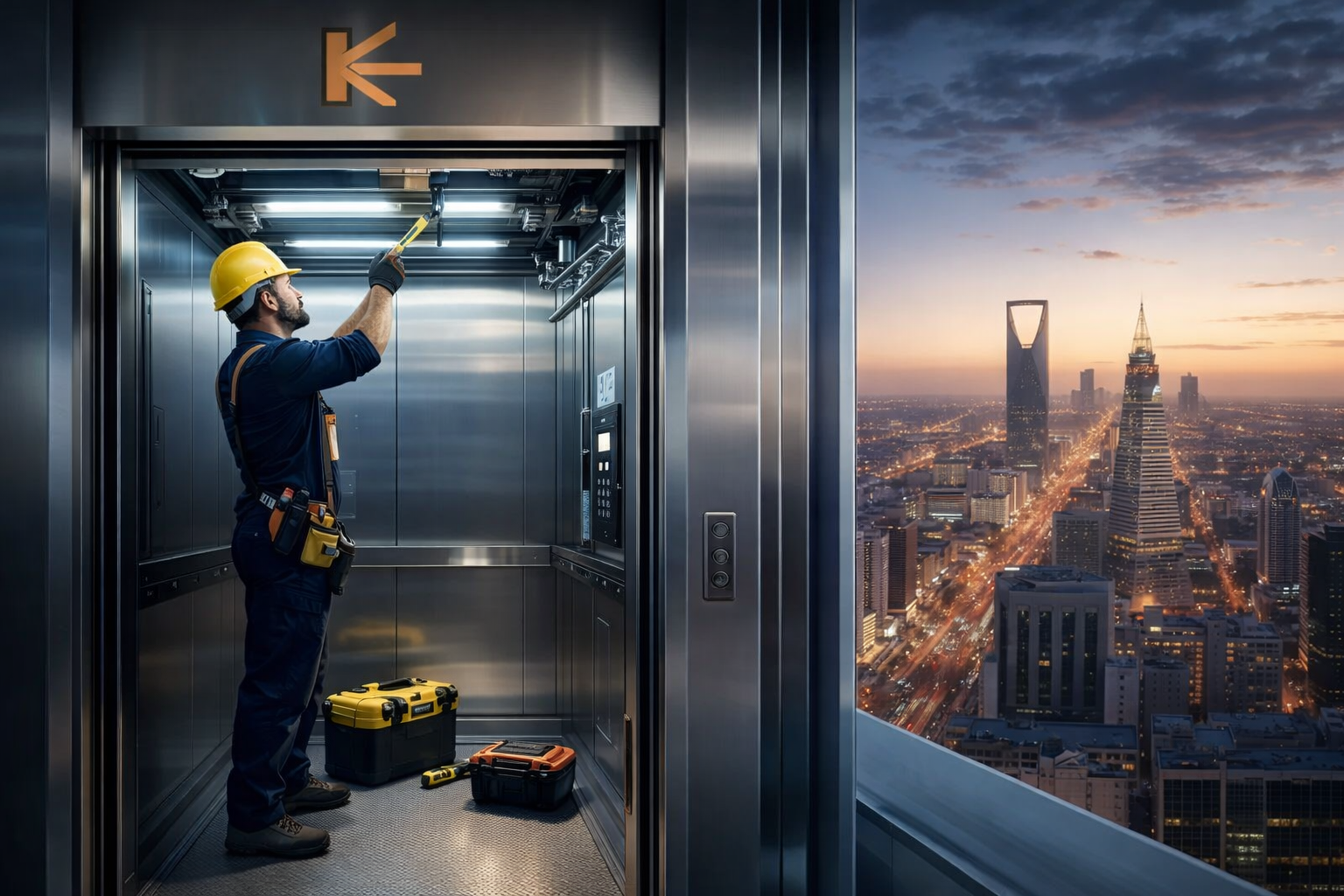 أفضل شركة صيانة مصاعد للمجمعات بالرياض لشركة كنوز