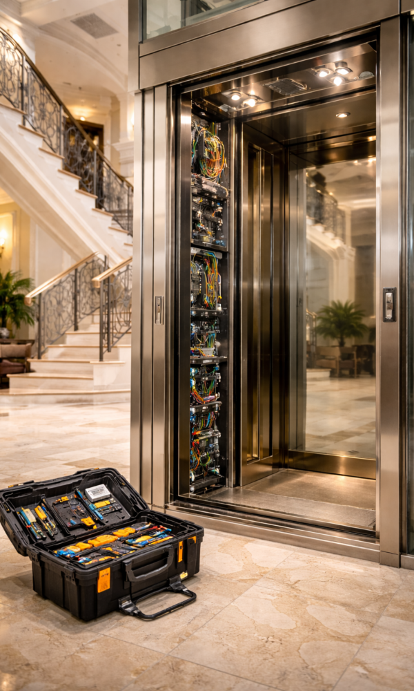 صيانة مصاعد فلل بالرياض – شركة كنوز العالم