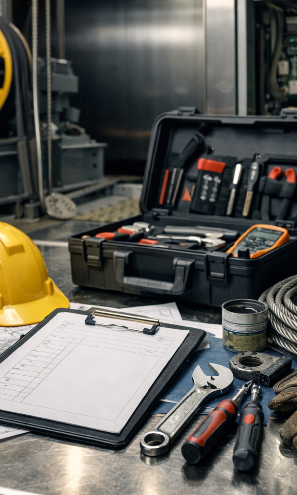 عقد صيانة مصاعد شامل