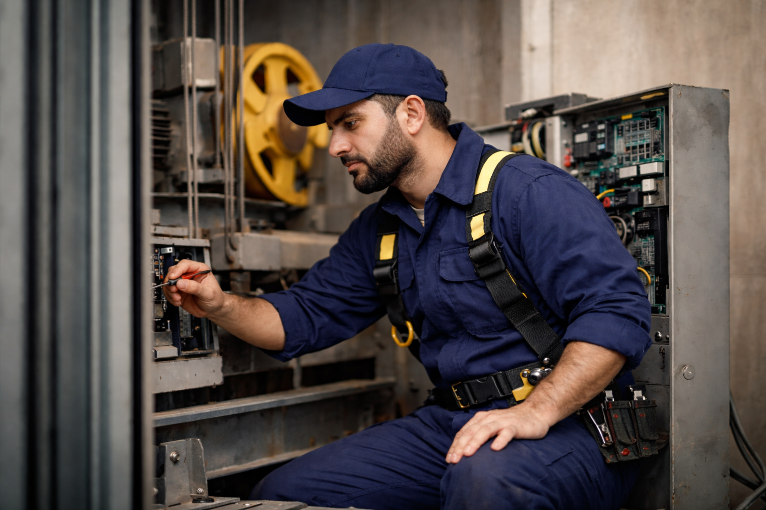 صيانة مصاعد مع الالتزام بالمواعيد