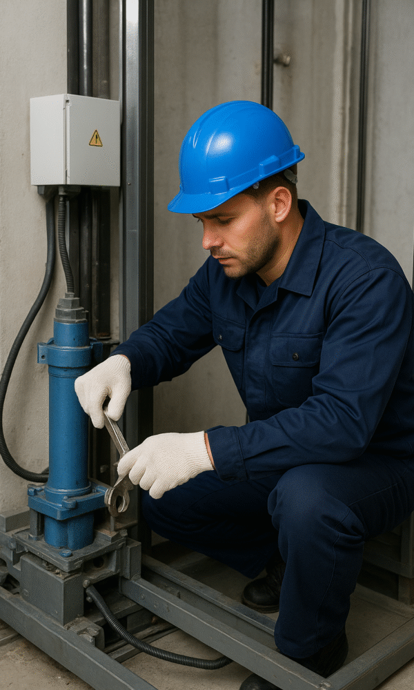 صيانة مصعد هيدروليكي