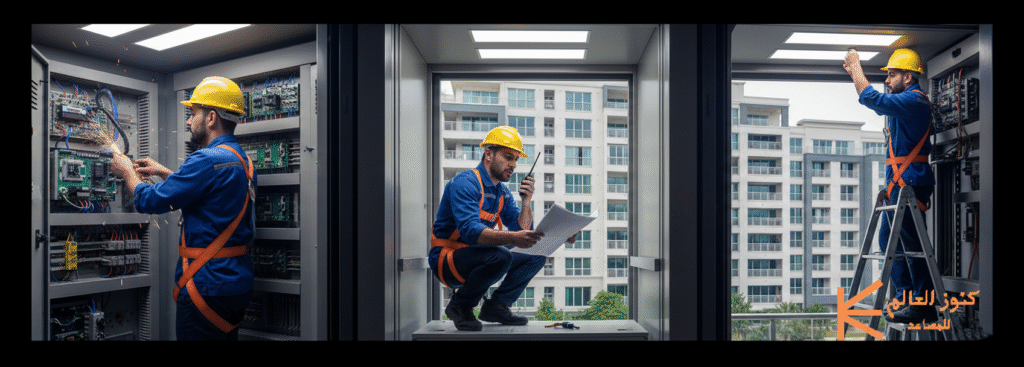 صيانة مصاعد سكنية