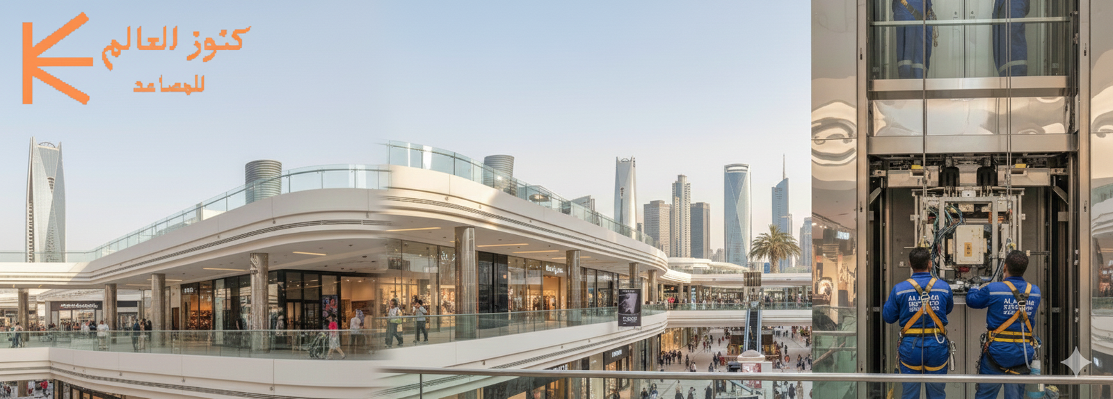 صيانة مصاعد شركات ومولات الرياض