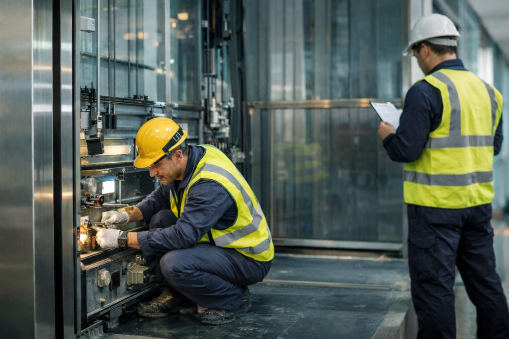 دور شركات صيانة المصاعد في السلامة العامة