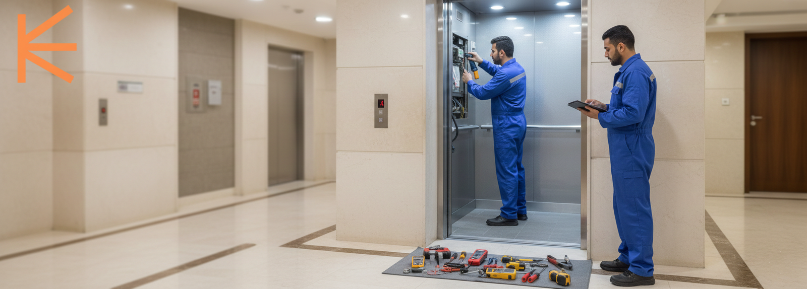 صيانة دورية للمصاعد السكنية