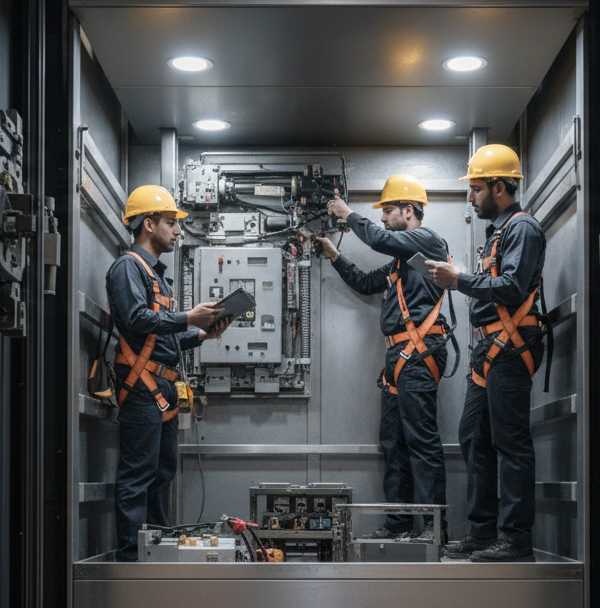 دور شركات صيانة المصاعد في السلامة العامة