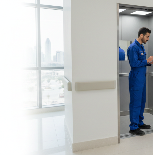 حل مشكلة توقف المصعد بالرياض