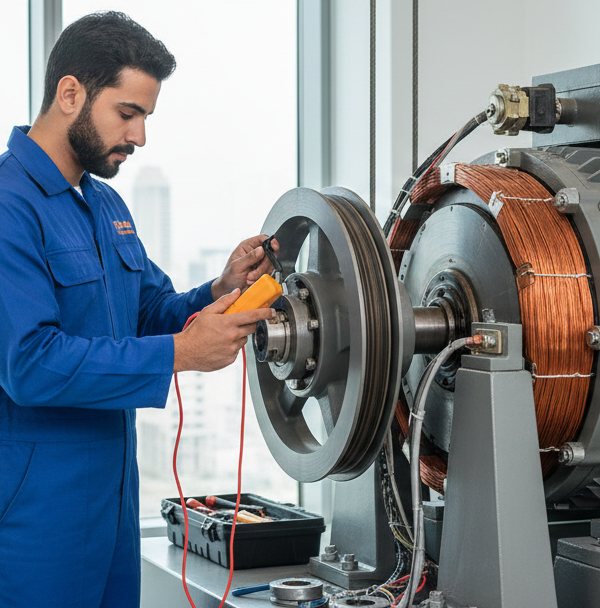 صيانة موتور المصعد بالرياض