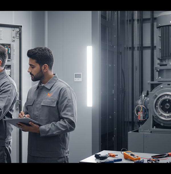 الصيانة والخدمات الفنية للمصاعد الكهربائية