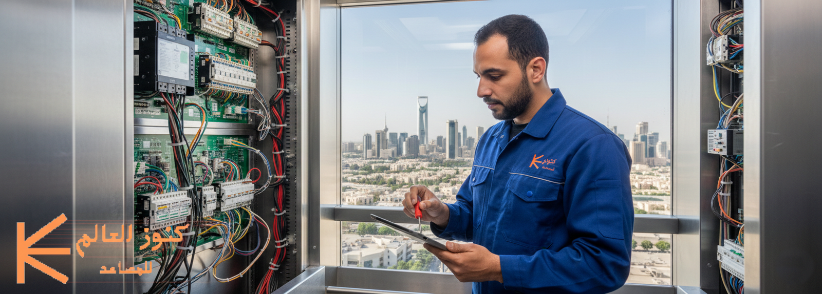 مهندس صيانة مصاعد بالرياض
